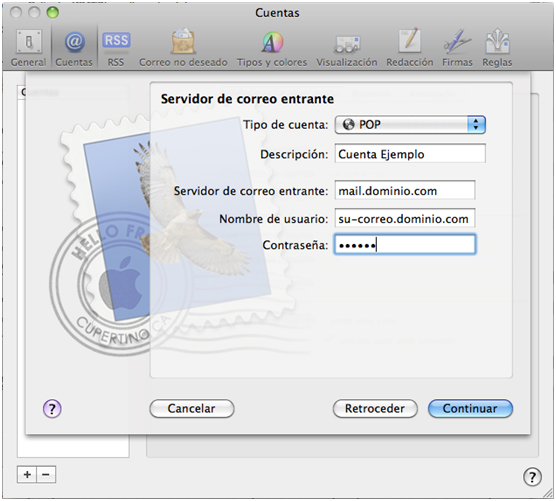 Tutorial Configurar Mail Plesk en Mac